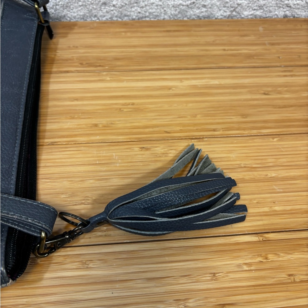 Anuschka Hand-Painted Cardinal Crossbody Bag - Picture 8 of 16